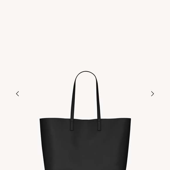 Saint Laurent Black and Gold Tote Bag with Structured Design - Picture 11 of 12